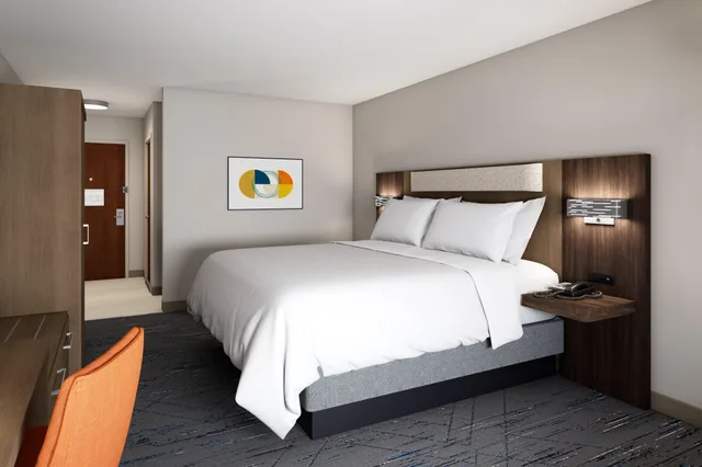 غرفة بسرير كينج، Holiday Inn Express Suites Harrisonburg University Area 1/2