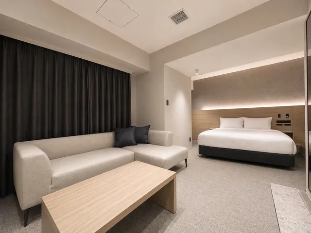استوديو بسريرين مزدوجين وسرير كينج، Randor Hotel Sapporo Heritage 2/3