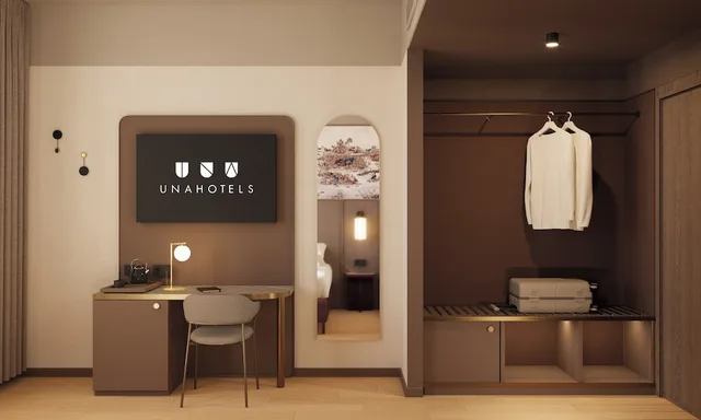 غرفة ديلوكس مفردة بسرير مزدوج، Unaway Hotel Occhiobello 1/1