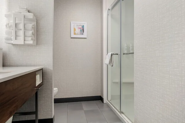 استوديو بسريرين كوين لذوي الإعاقة، Hampton Inn Suites Pekin Peoria Area Il 2/2