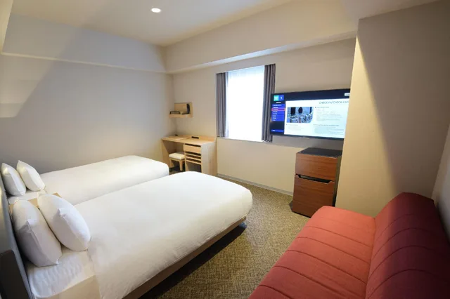 غرفة سوبيريور بسريرين منفصلين مع أريكة للمدخنين، Hakata Green Hotel No.1 2/2