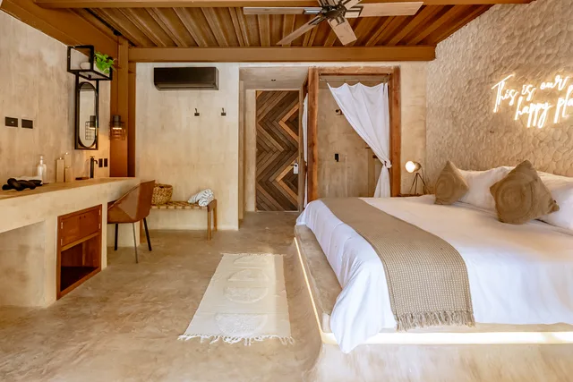 Terra, Suite, 2 Queen Beds, Ocean View, Bathtub، AWA Holbox Hotel Boutique - Beach Front 4/10