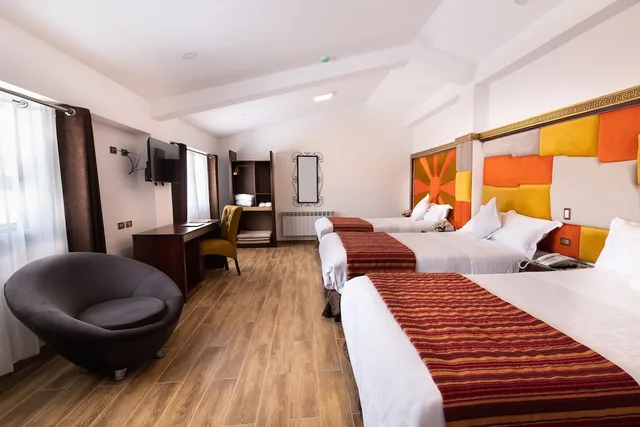 غرفة ثلاثية بسريرين مزدوجين، Hotel Hacienda Cusco Centro Historico 1/4