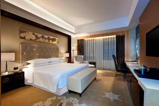 غرفة بسريرين منفصلين بإطلالة على المدينة، Sheraton Daqing Hotel 1/5