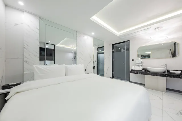 Vip, Prestige, King Bed، Hotel 24st Urban Brown Seosan Lake Park 1/9