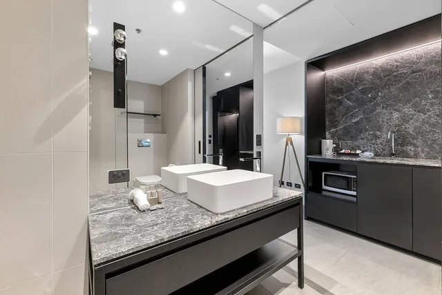 شقة بسرير كينج بغرفة نوم واحدة، Clarion Apartments South Melbourne 4/5