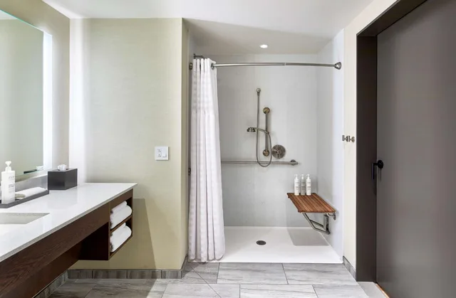 استوديو بسرير كينج مع أريكة لذوي الإعاقة، Embassy Suites by Hilton Nashville Downtown Convention Center 5/7