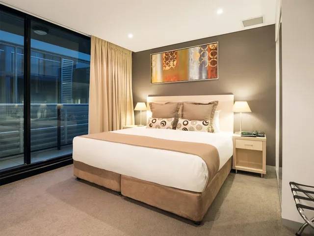 شقة تنفيذية بسريرين كينج بغرفتي نوم، Oaks Adelaide Horizons Suites 4/9