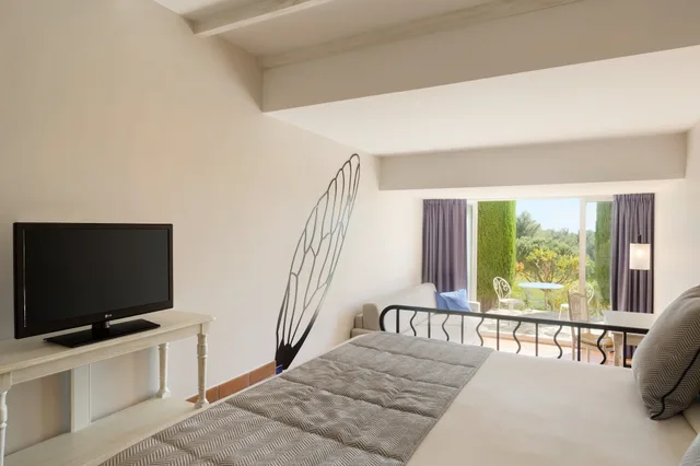غرفة سوبيريور بسريرين منفصلين بإطلالة على البحر، Le Fregate Provence 4/5