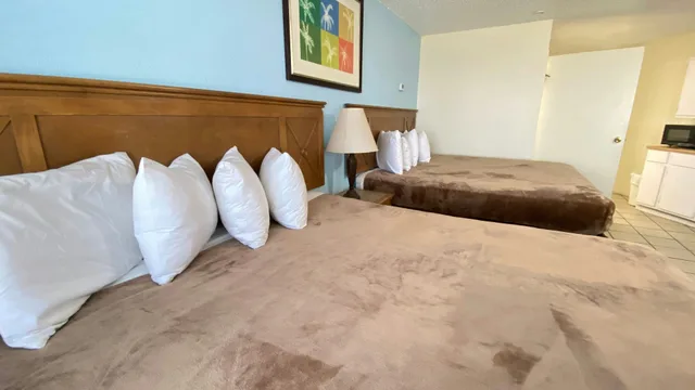 غرفة بريميوم بسريرين مزدوجين بمطبخ، OYO Hotel Rockport- Bay View 2/3