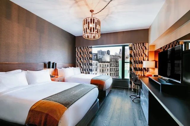 Deluxe, 2 Double Beds, The Roxy Hotel New York 1/5