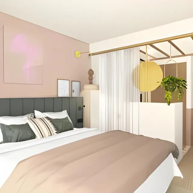 غرفة كلاسيكية بسرير فردي بشرفة، Bloom House Hotel & Spa Paris 1/1