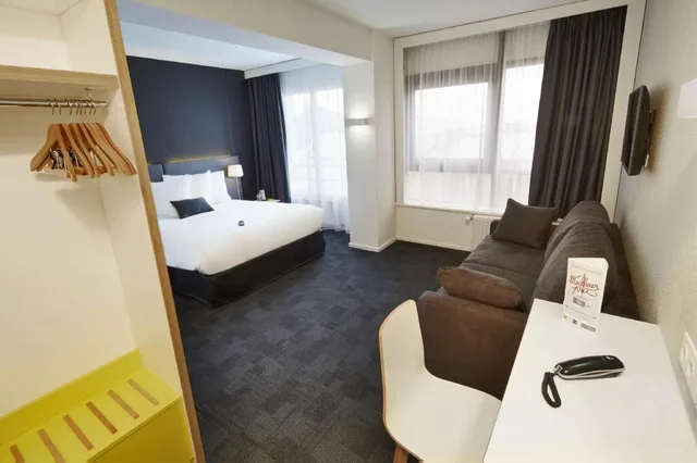 غرفة قياسية بسرير مزدوج وسرير فردي، KYRIAD BREST CENTRE 2/3
