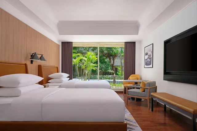 غرفة ديلوكس بسريرين مزدوجين بإطلالة على الحديقة، Sheraton Jakarta Soekarno Hatta Airport 1/10