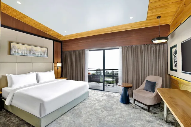 غرفة ديلوكس بسريرين منفصلين بشرفة، Radisson Blu Resort Dharamshala 1/10