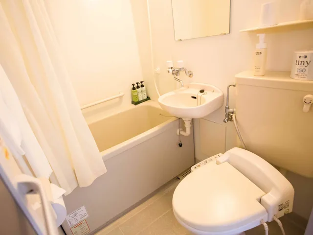 غرفة صغيرة بسرير فردي، Hotel Areaone Okayama 5/5