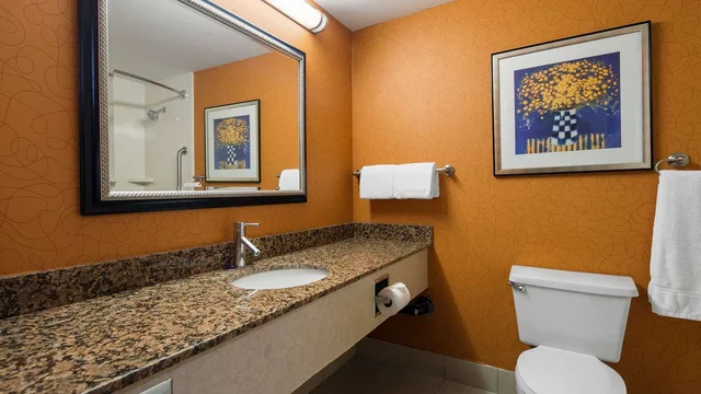 غرفة بسرير كينج لذوي الإعاقة، Best Western Plus Fresno Airport Hotel 3/4