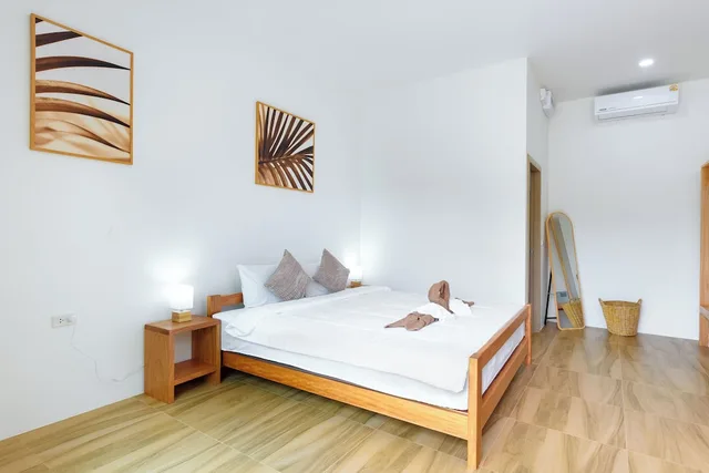 غرفة بسرير كينج بإطلالة على الحديقة، Amadha Villas Retreat 2/6