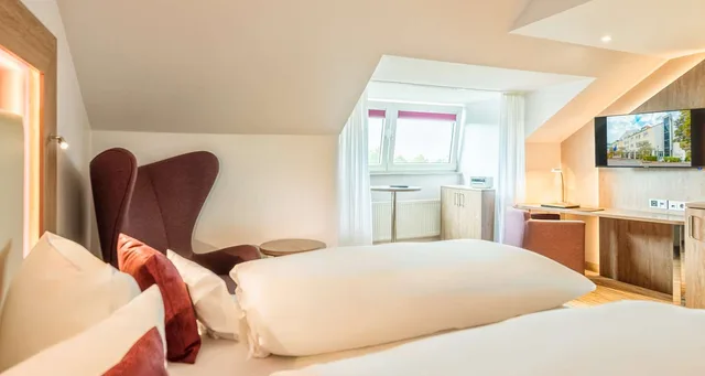 غرفة بسرير مزدوج بإطلالة على المدينة، Best Western Plus Hotel Stadtquartier Haan 1/7