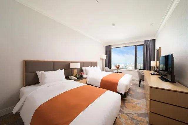 غرفة عائلية بسريرين منفصلين وسرير مزدوج وسرير فردي، Jeju Sun Hotel and Casino 1/2