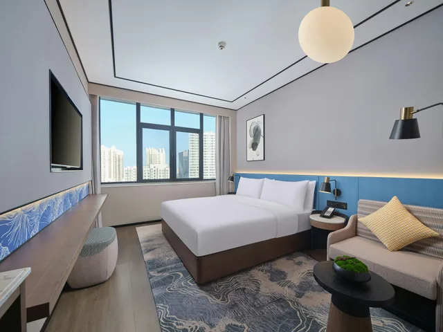 غرفة بسرير كينج، Hilton Garden Inn Ji'nan High-Tech Zone 3/6