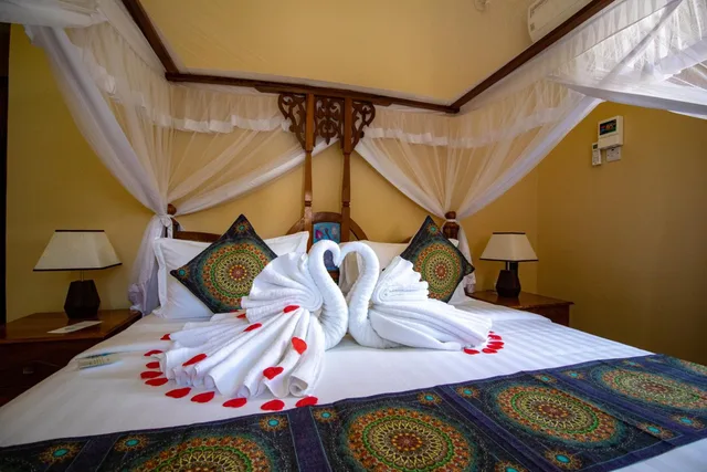 فيلا ملكية بغرفة نوم واحدة بمسبح خاص، Sunny Palms Beach Bungalows 3/10