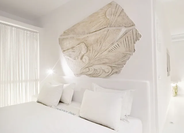 جناح سيغنتشر سوبيريور بسرير كينج وسريرين منفصلين بإطلالة على البحر بغرفتي نوم، Mykonos Bay Resort and Villas 3/3