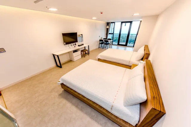 غرفة تنفيذية بسريرين مزدوجين بشرفة، Jeju I've Hotel & Resort 1/3