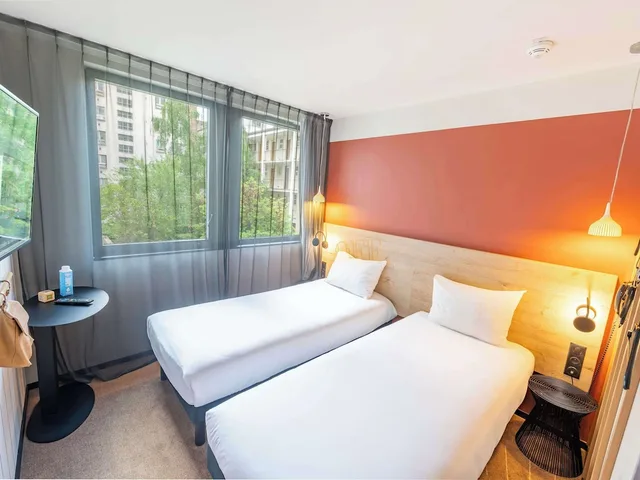 غرفة قياسية بسريرين منفصلين، Ibis Styles Paris 16 Boulogne 1/8