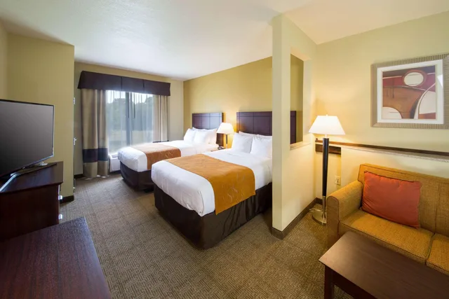 غرفة بسريرين مزدوجين، Comfort Suites Montgomery South 3/4