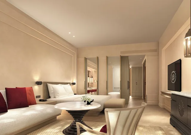 غرفة بسريرين منفصلين بإطلالة على المسبح بشرفة مع أريكة، THE BARAI HUA HIN - The Unbound Collection by Hyatt 1/5