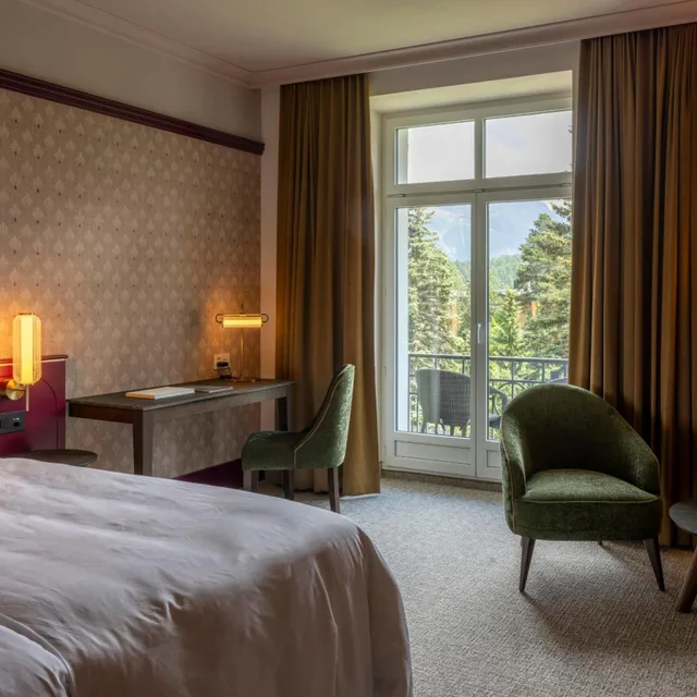 غرفة ديلوكس بسرير مزدوج بشرفة، Cresta Palace 2/5