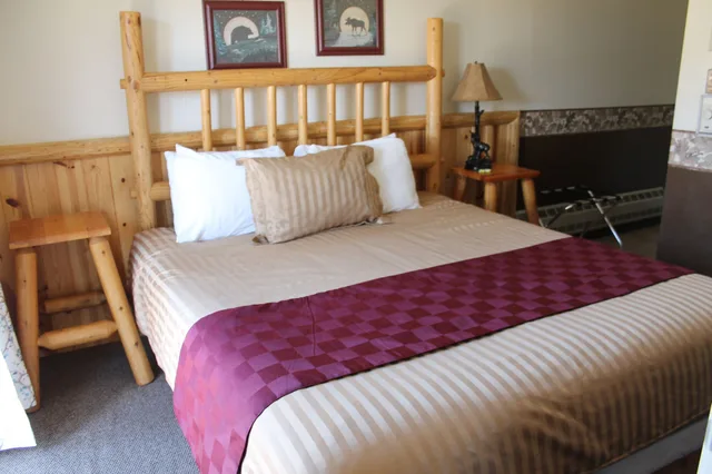 1 Bedroom, Family Suite, Futon Bed, King Bed, Hot Tub, Fireside Lodge 1/2