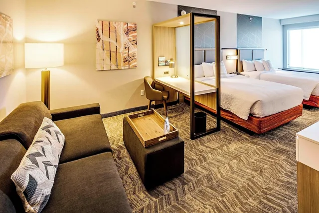 جناح بسريرين كوين مع سرير سحّاب إضافي، Springhill Suites Dayton Vandalia 5/7