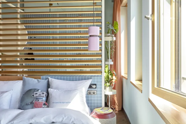 غرفة كبيرة بسريرين مزدوجين، 25hours Hotel The Circle 7/9