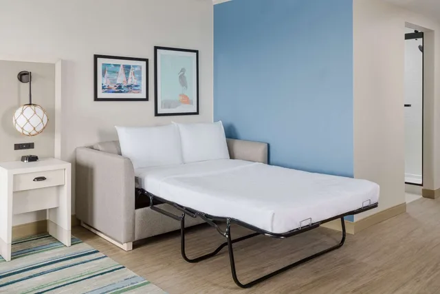 غرفة بسرير كينج بإطلالة في طابق مرتفع، Hilton Garden Inn Ocean City Oceanfront 1/5