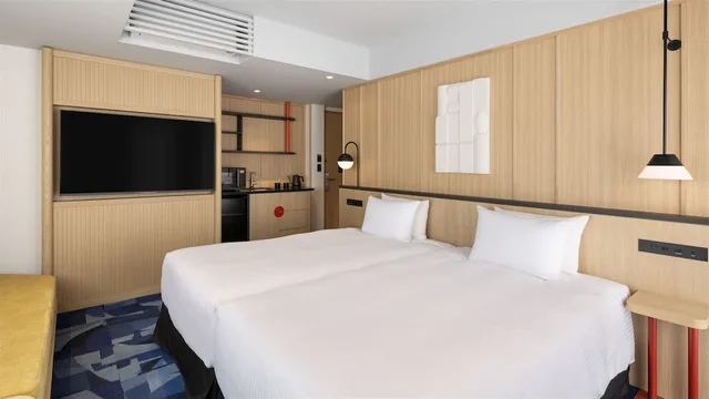 غرفة ديلوكس بسريرين منفصلين، Mercure Tokyu Stay Hiroshima 3/7