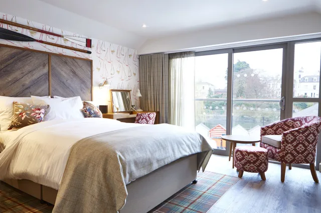 غرفة بسرير مزدوج، The Boathouse & Riverside Rooms 1/7