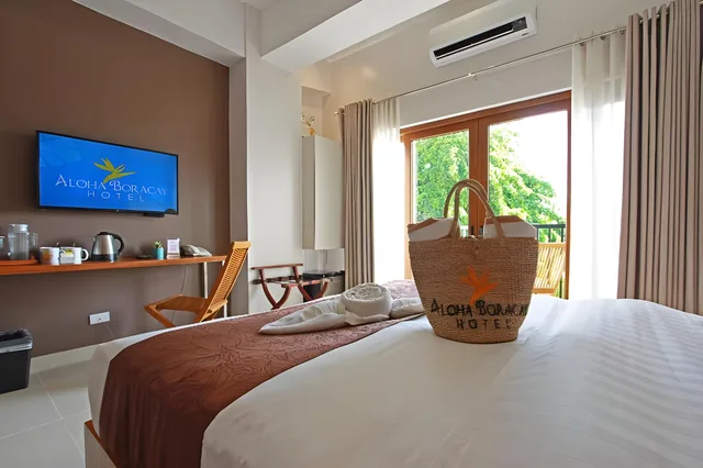 غرفة بريميوم ديلوكس بسرير فردي، Aloha Boracay Hotel 2/2