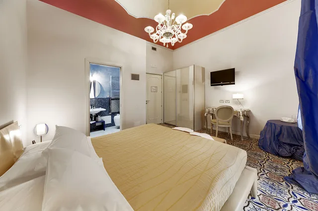 غرفة ديلوكس بسرير كوين، Antica Badia Relais 8/10