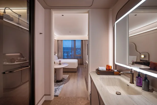 غرفة ديلوكس بسرير كينج، Mercure Hangzhou West Lake Yuquan 3/4