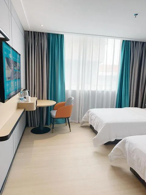 غرفة ديلوكس بسريرين مزدوجين، City Comfort Inn (Guangzhou Taihe Plaza) 1/2