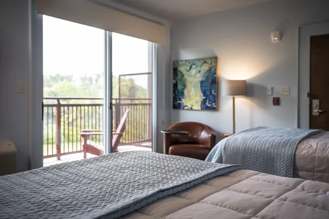 غرفة كومفورت بسريرين مزدوجين، Hotel Broad Ripple 3/6