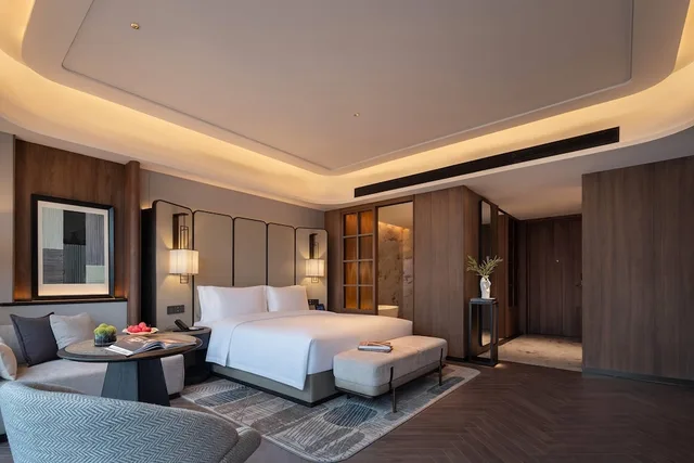 غرفة تنفيذية بسرير كوين، Wyndham Changsha Yanghu 2/3