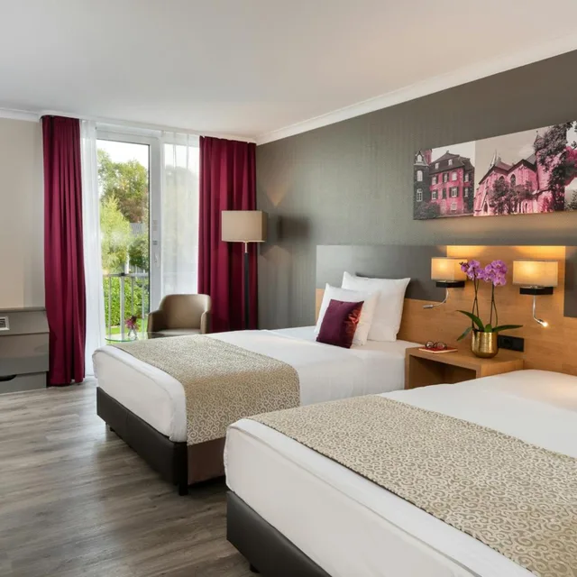 غرفة سوبيريور رباعية بسرير مزدوج، Leonardo Hotel Dusseldorf Airport Ratingen 6/10