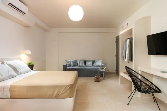 استوديو بسرير مزدوج مع أريكة، Sweet Home Naxos 1/3