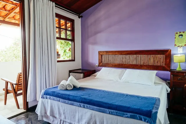 غرفة قياسية بسرير كينج بشرفة، Hotel Pousada Natureza 6/10