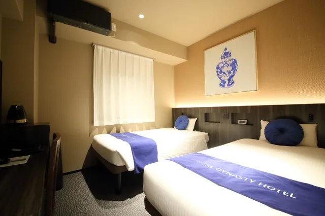 غرفة بسريرين منفصلين، The Dynasty Hotel & Resort (Formerly PORTA INN Tanimachi-9chome) 2/2