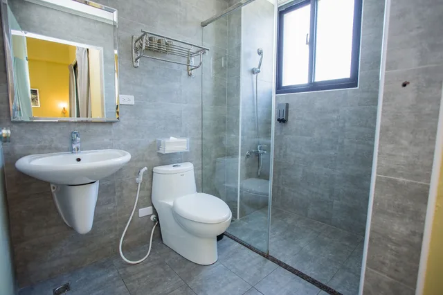 غرفة قياسية رباعية بسريرين مزدوجين بشرفة، Taitung Sun Forest BnB 10/10