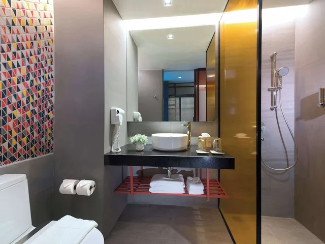 غرفة ديلوكس بسرير مزدوج في طابق مرتفع، Ibis Styles Bangkok Sukhumvit Phra Khanong 7/7